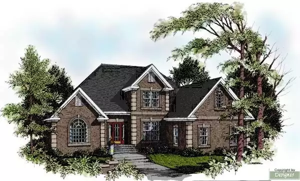 image of traditional house plan 6318